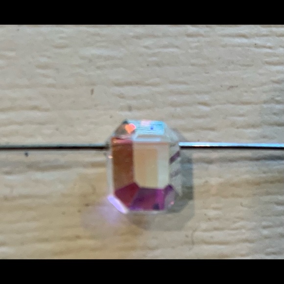 10 vintage Austrian Aurora borealis crystal pendants - Picture 1 of 6